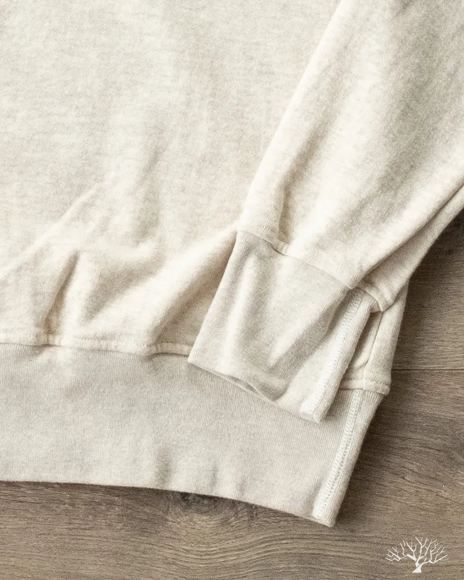 1/4 Zip Campus Pullover - Oatmeal