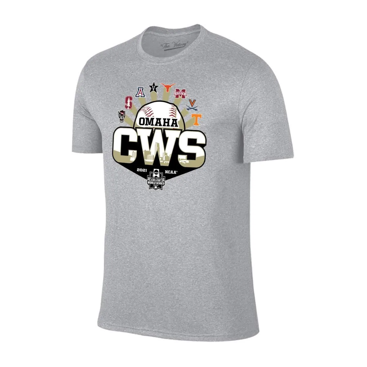 2021 Men's College World Series CWS 8 Team Baseball History of Champions T-Shirt