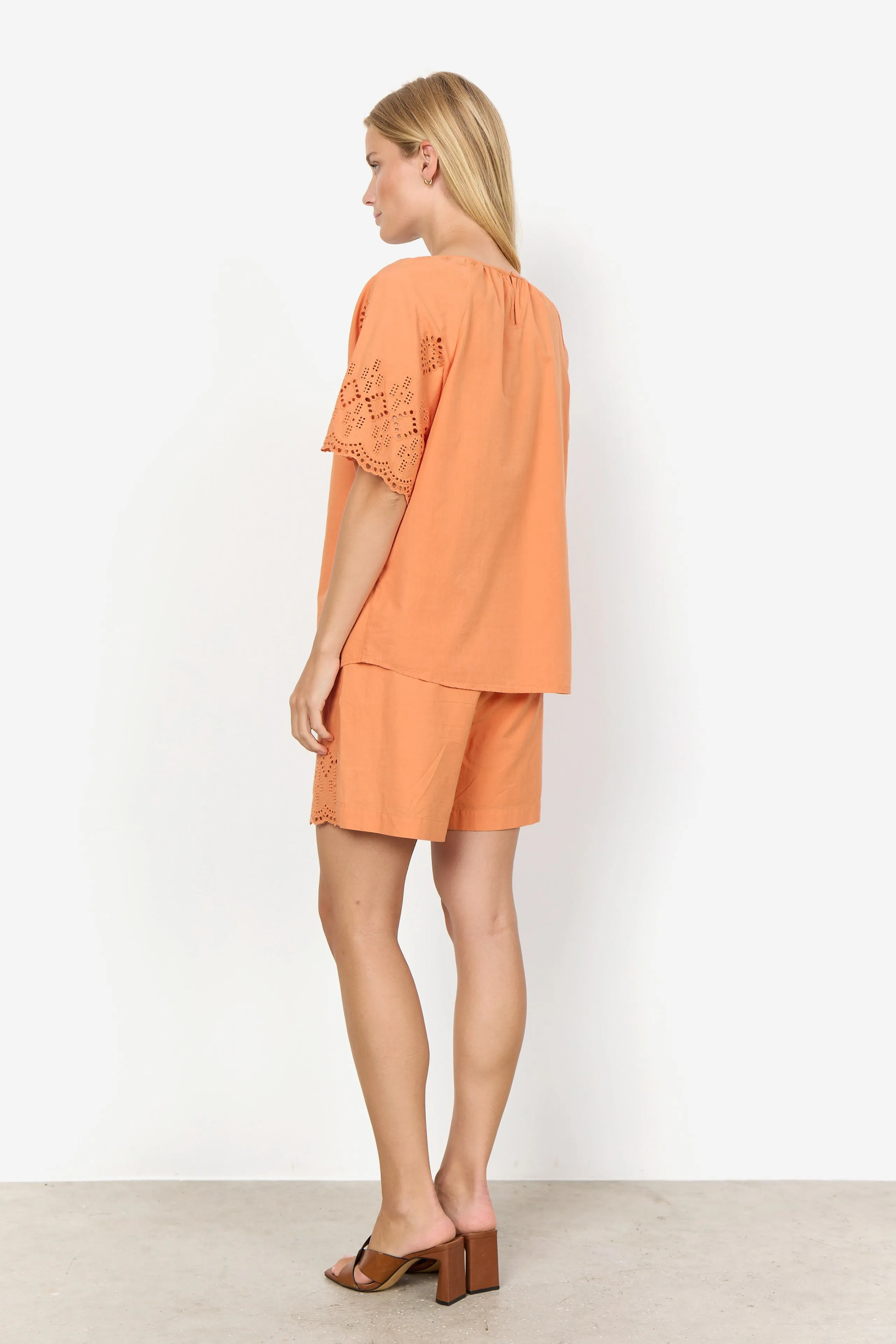 40659- Orange Milly Blouse - Soya Concept