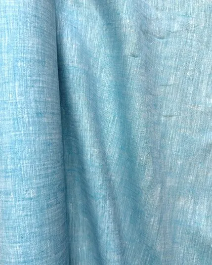 58 Handkerchief Linen - Yarn-dyed Aqua