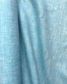 58 Handkerchief Linen - Yarn-dyed Aqua