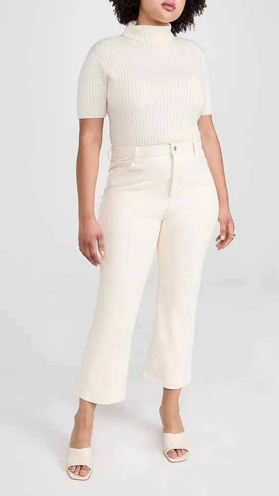 7 For All Mankind   High Waist Slim Kick Pants 