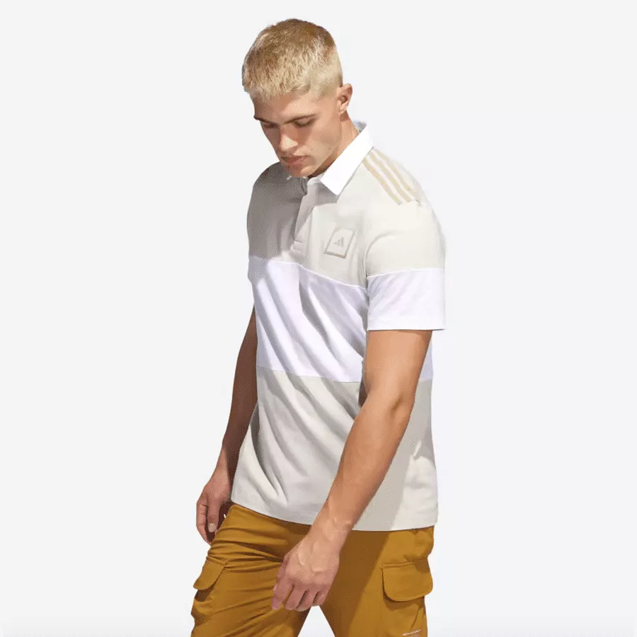 Adicross Block Golf Polo Shirt - Brown