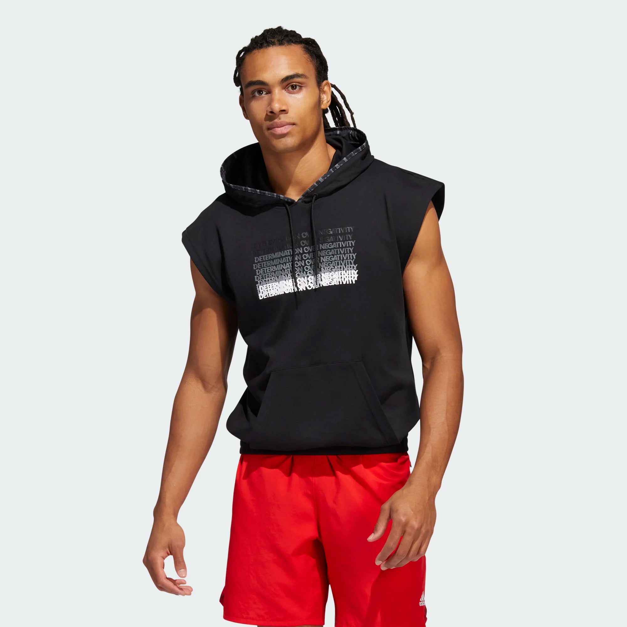 ADIDAS Donovan Mitchell Short Sleeve Hoodie