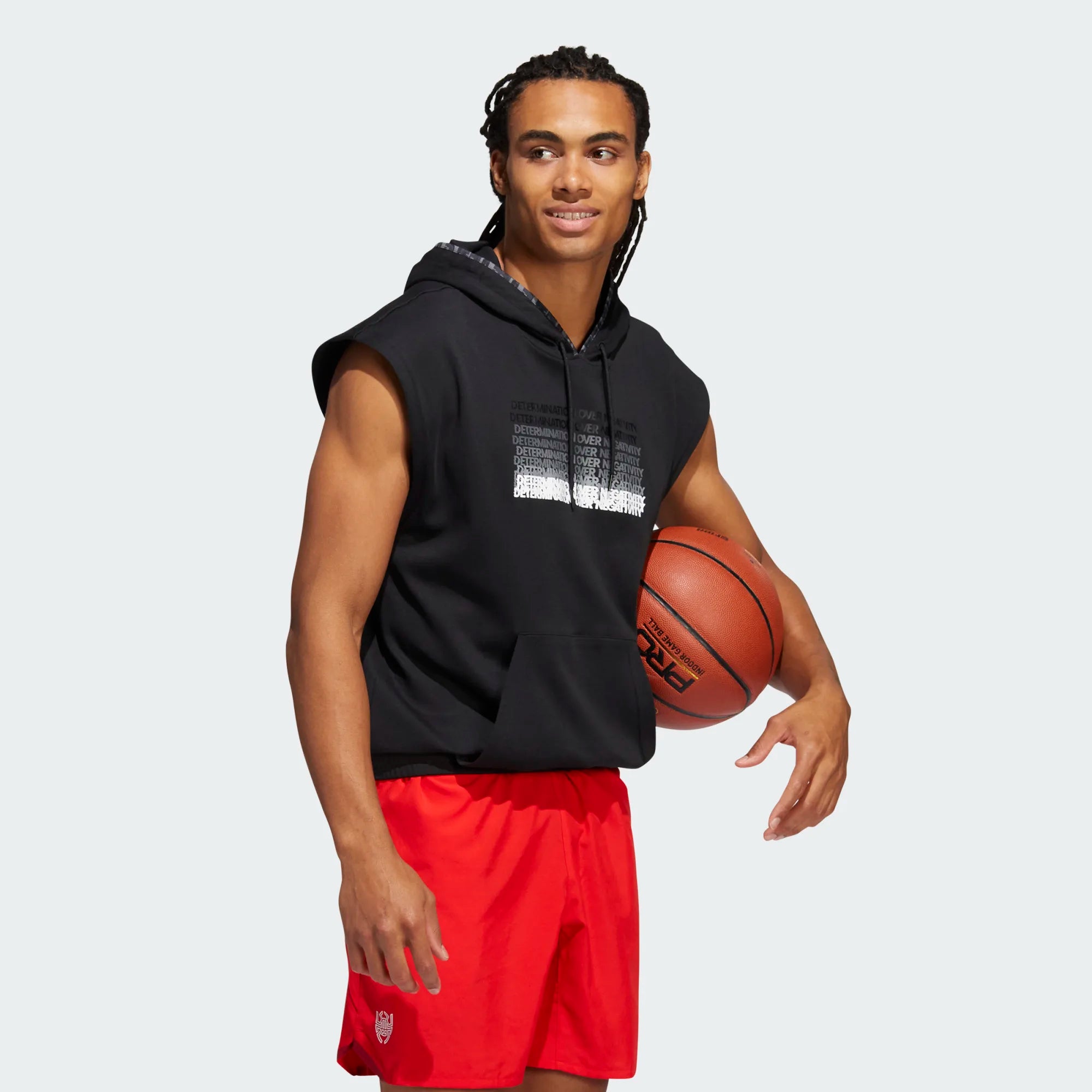 ADIDAS Donovan Mitchell Short Sleeve Hoodie