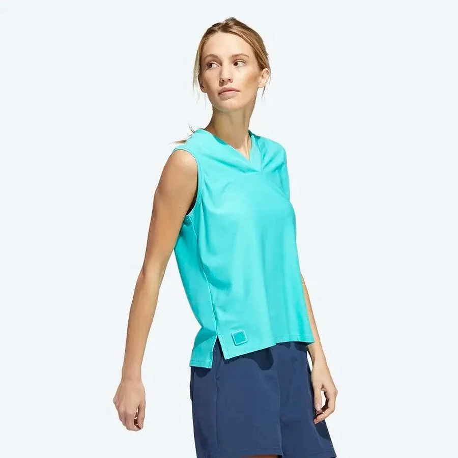 Adidas Ladies Go-To Sleeveless Polo Shirt