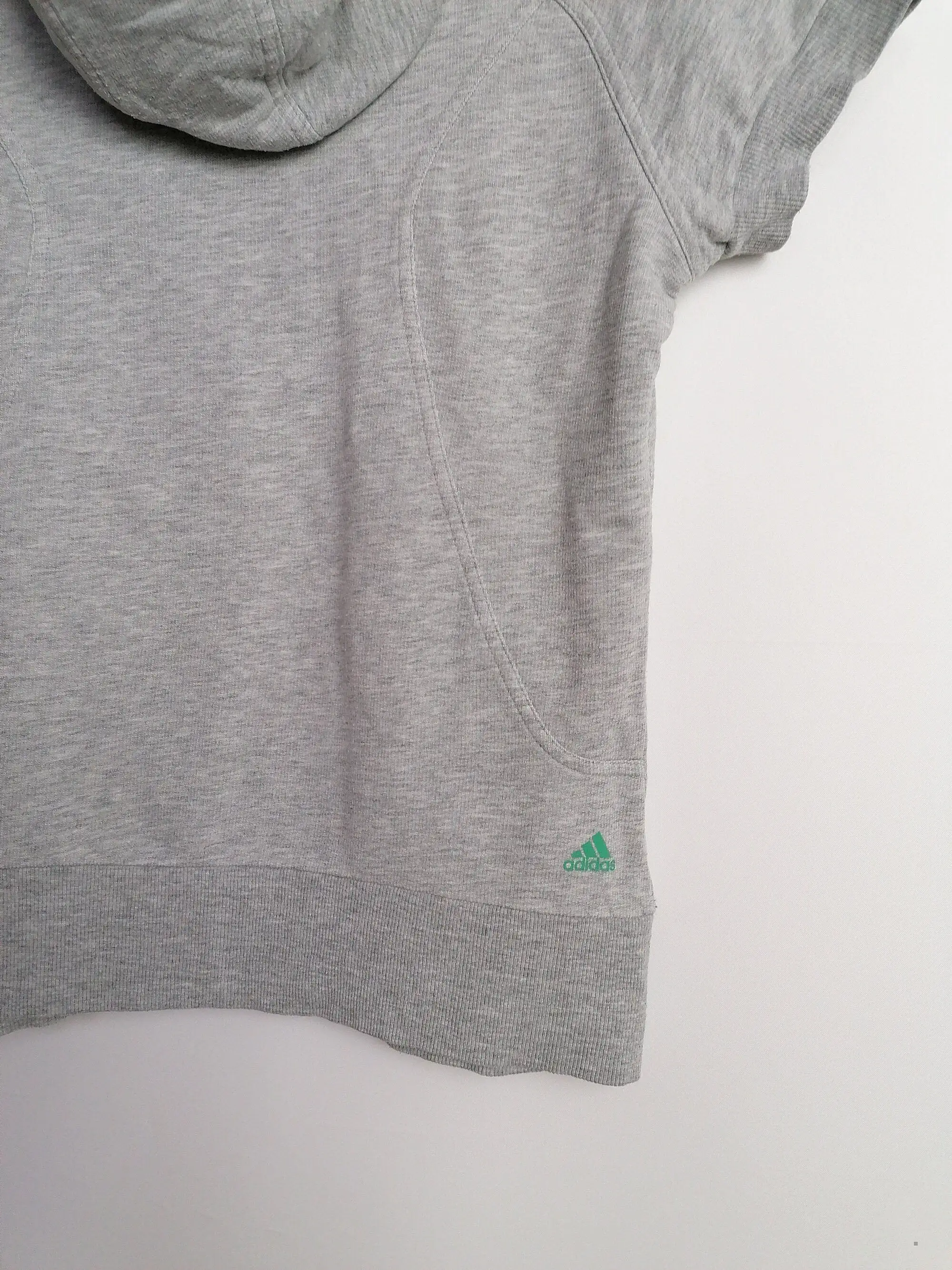 ADIDAS Short Sleeve Hoodie T-shirt ~ size XS- S