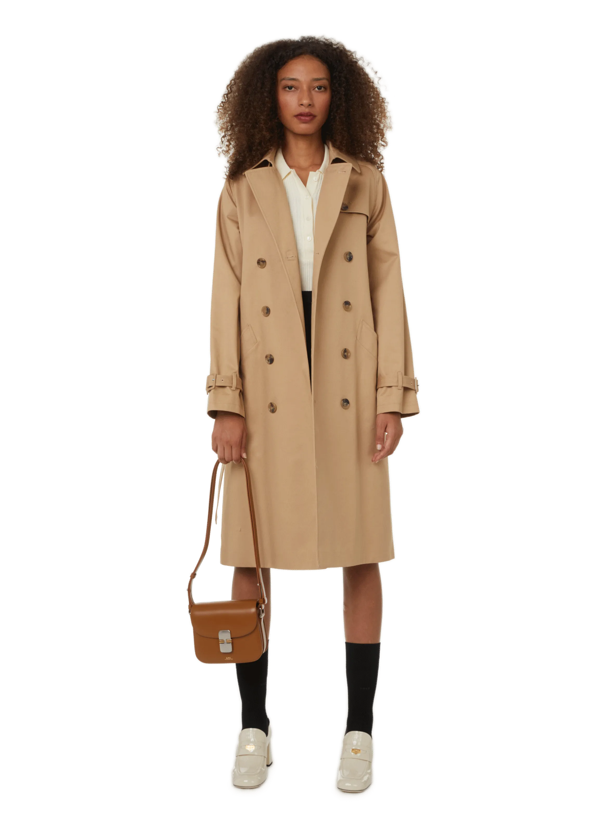 A.P.C.  Long trench coat - Beige