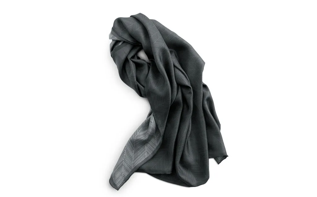 ARTIST EDITIONS® SARTORIAL™ HERRINGBONE SILK SCARF