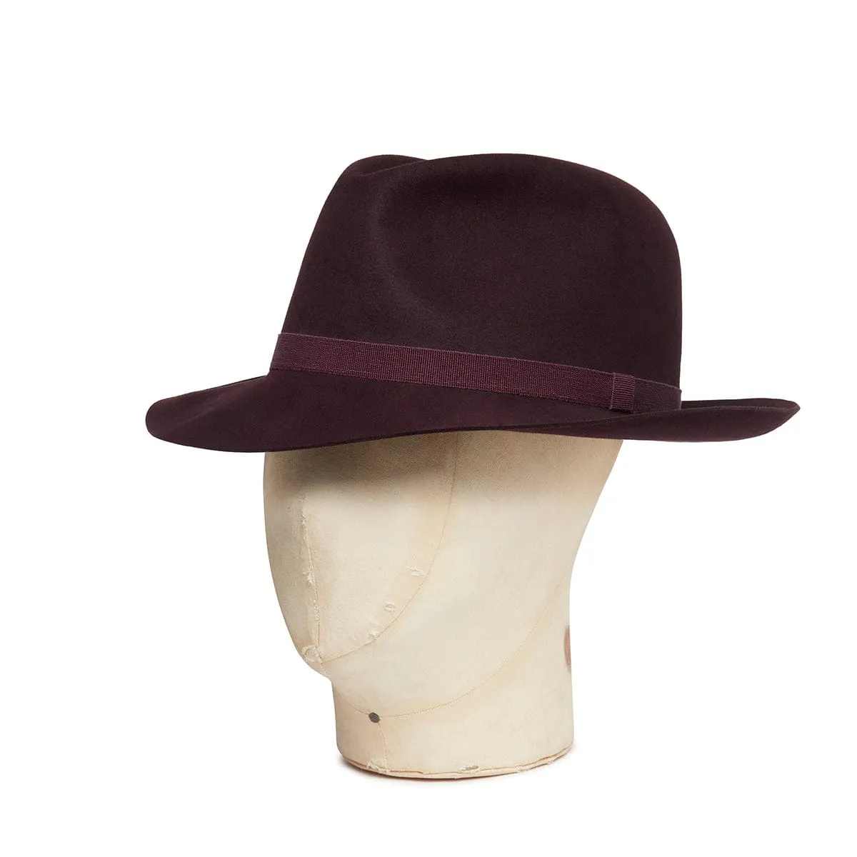 Aubergine Purple Jermyn Ligero Fedora