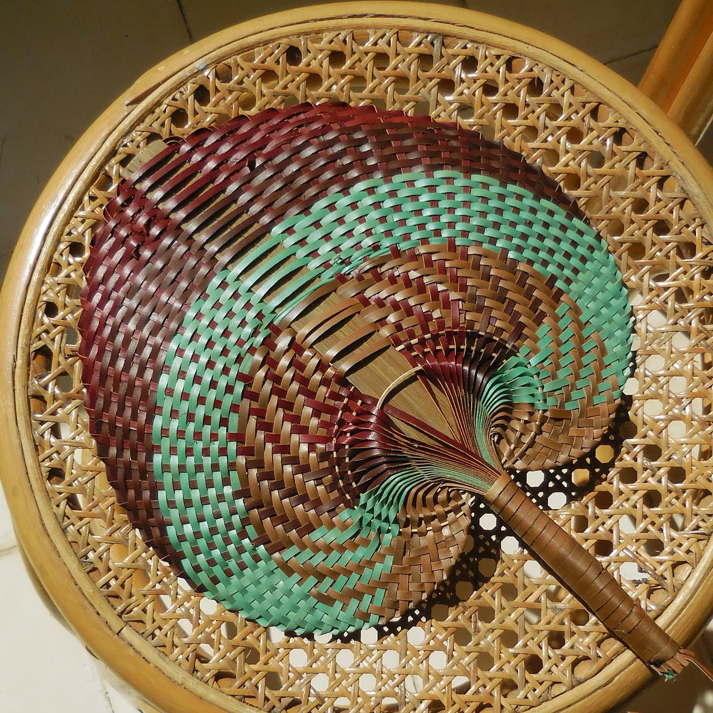 Balinese Woven Hand Fan Lena