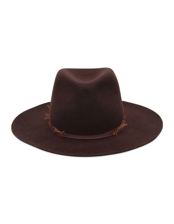 Bonanza Fedora Hat in Redwood