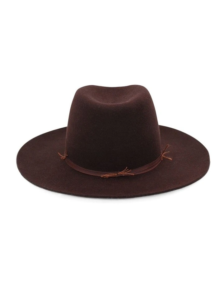 Bonanza Fedora Hat in Redwood