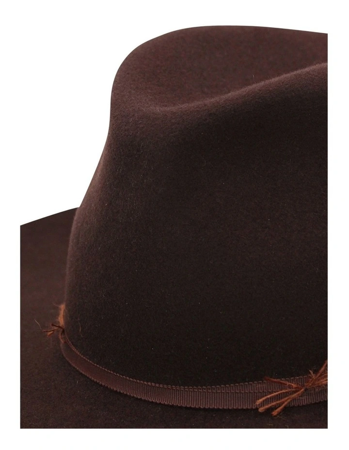 Bonanza Fedora Hat in Redwood