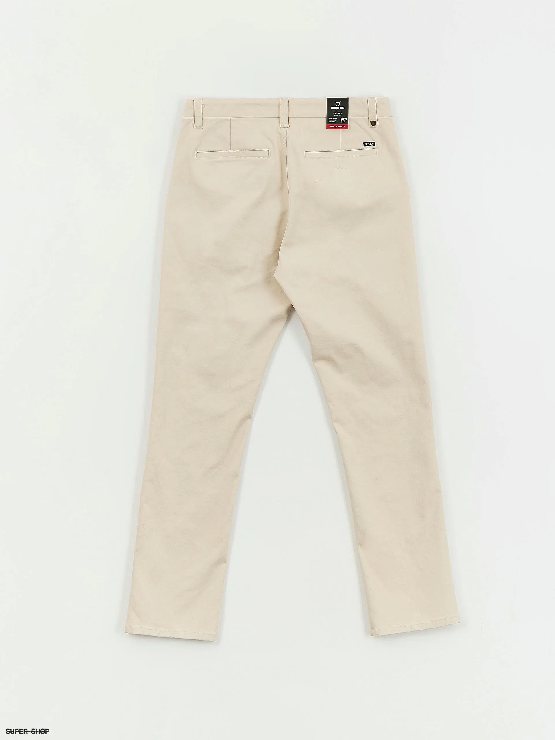 Brixton Choice Chino Regular Pants (whitecap)