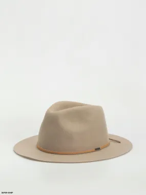 Brixton Wesley Fedora Hat (light tan)