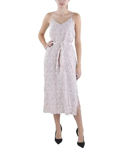 Carve Designs Womens Printed Smocked Midi Dress