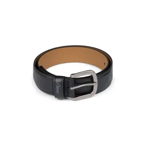 Checkered Leather Belt