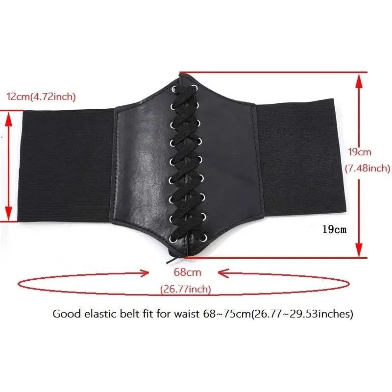 Corset Wide Belt Pu Leather Slimming Body Waistband