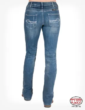 Cowgirl Tuff Ladies Jean - Natural Waist - Hippie Reboot