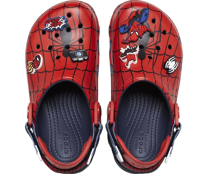 Crocs Unisex Marvel Team Spider-Man All-Terrain Clog - Navy