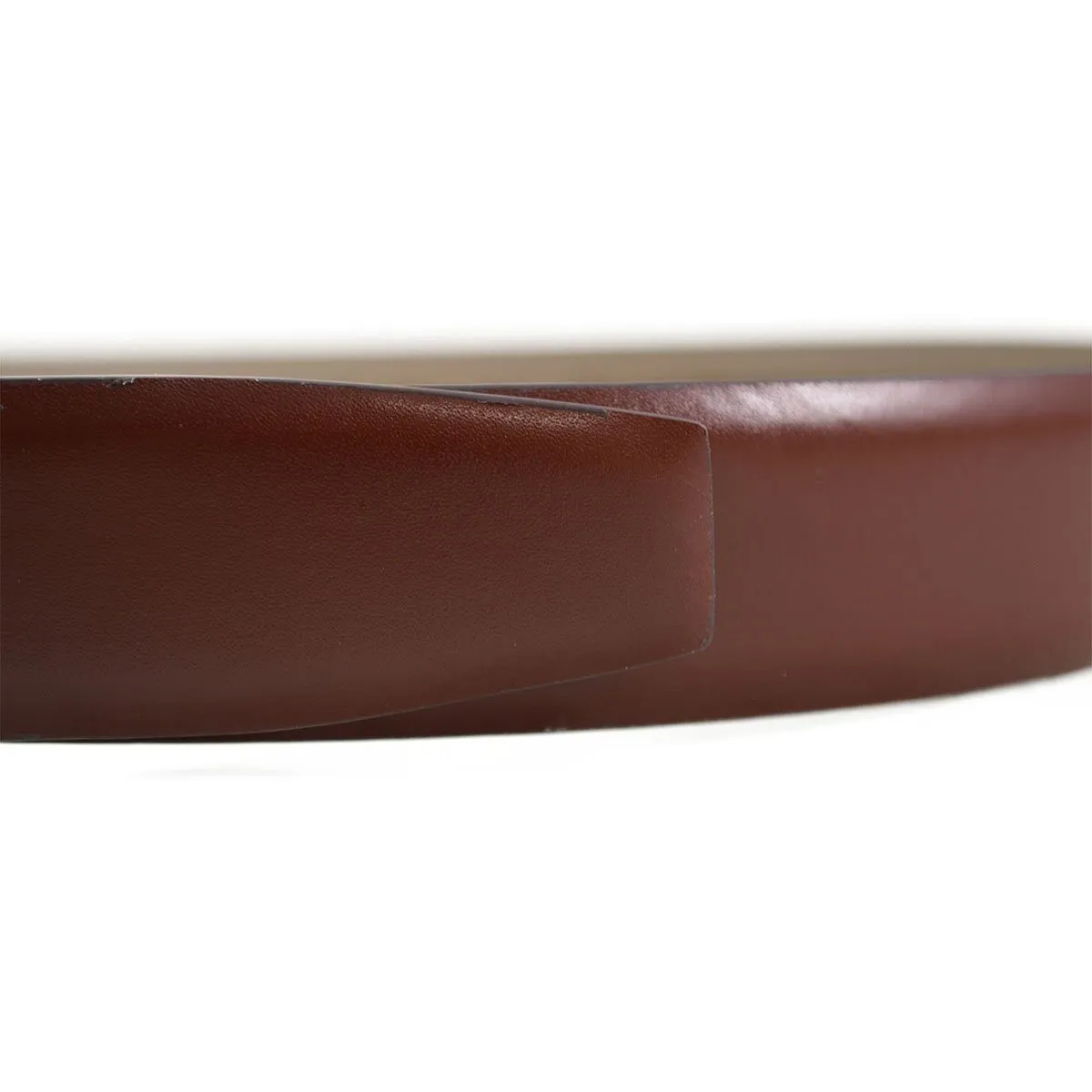 DENTS Plain Leather Belt - Tan