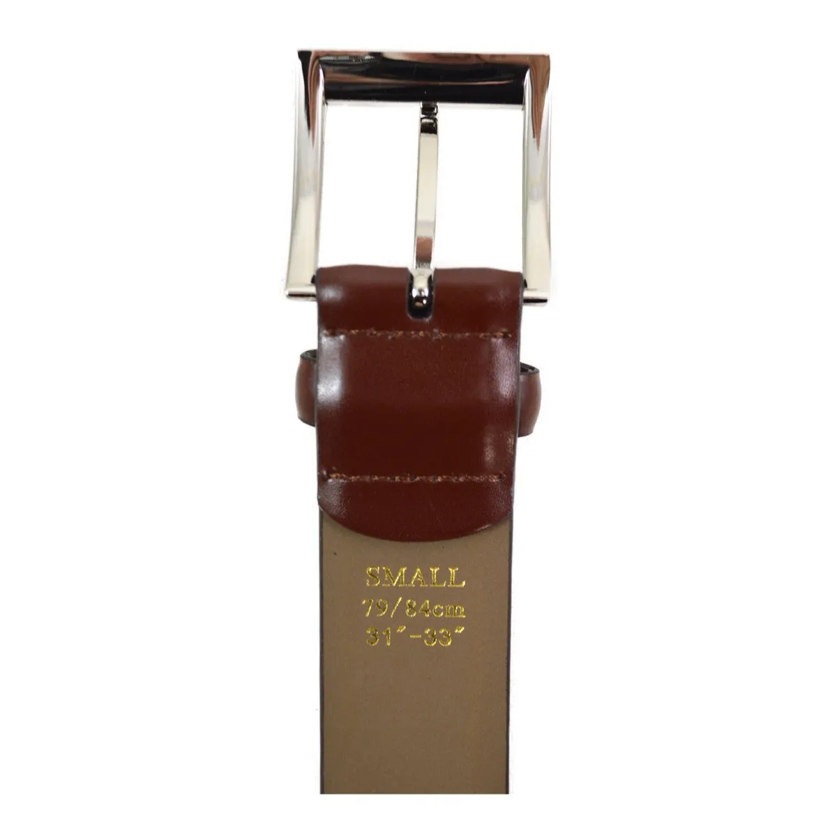 DENTS Plain Leather Belt - Tan