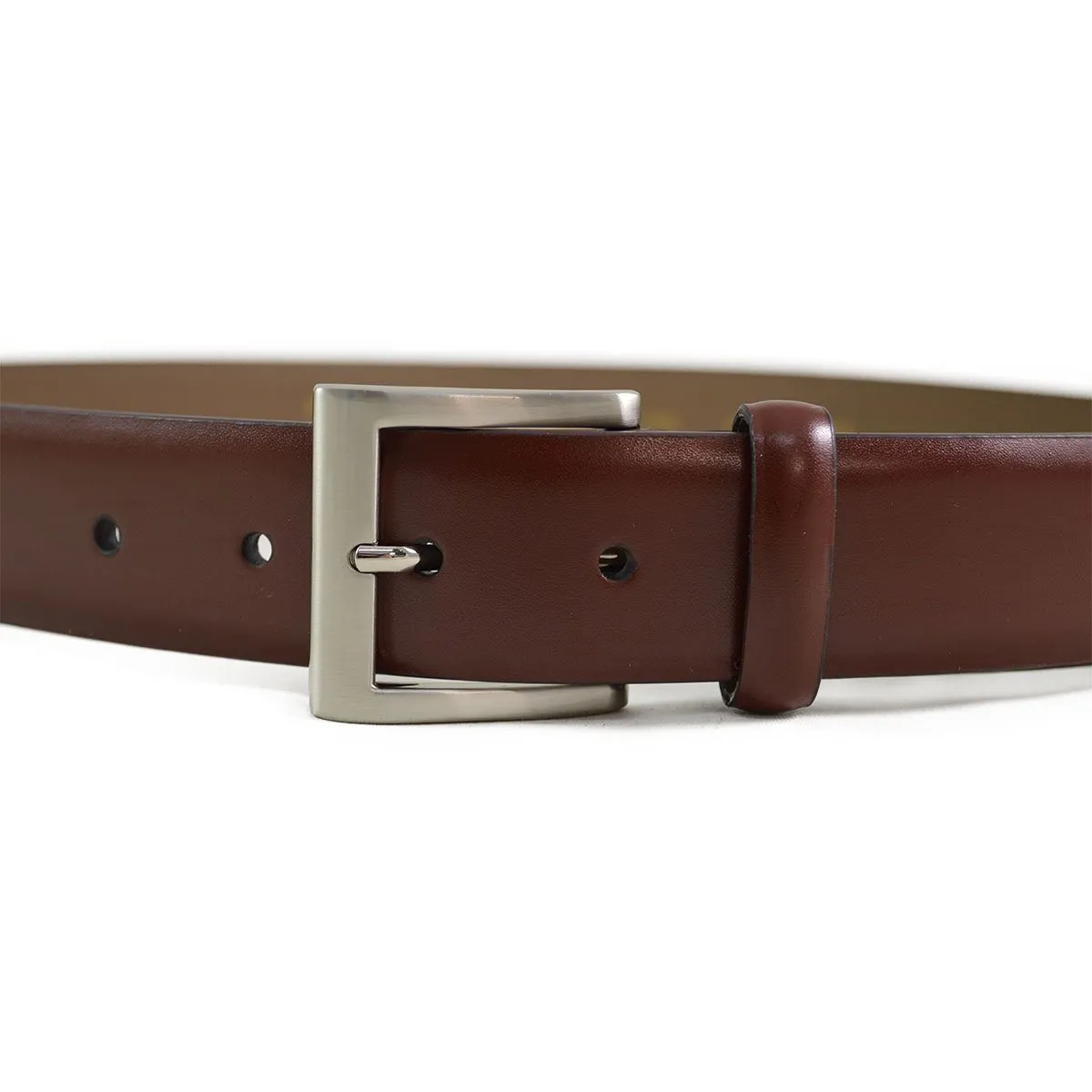 DENTS Plain Leather Belt - Tan