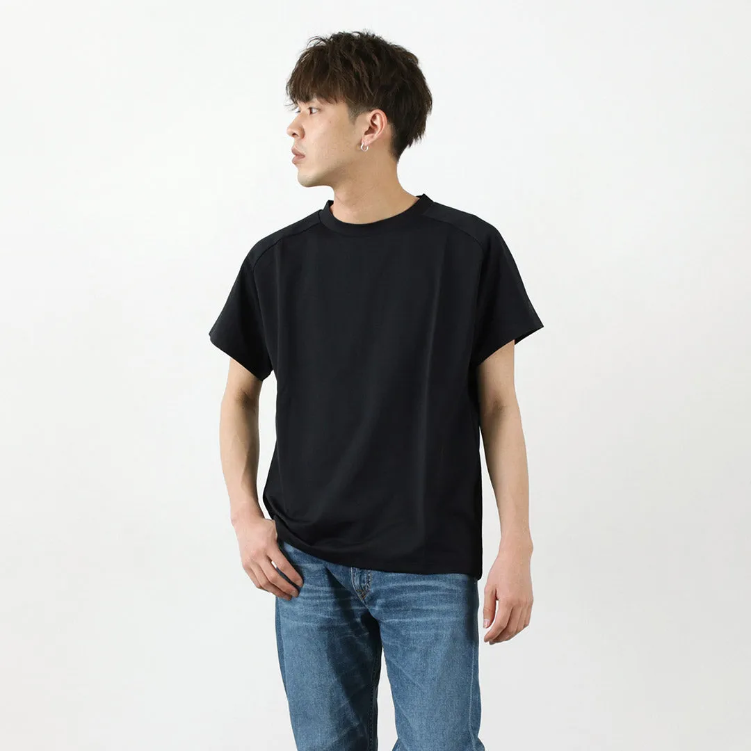 DESCENTE ATHLETIC（デサントアスレチック） クイックドライ ハーフスリーブ ラン Tシャツ / メンズ カットソー 半袖 / 伸縮性 / UPF15 / 吸水 速乾 / アウトドア / DJMTGA62 / QUICKDRY RUN H/S