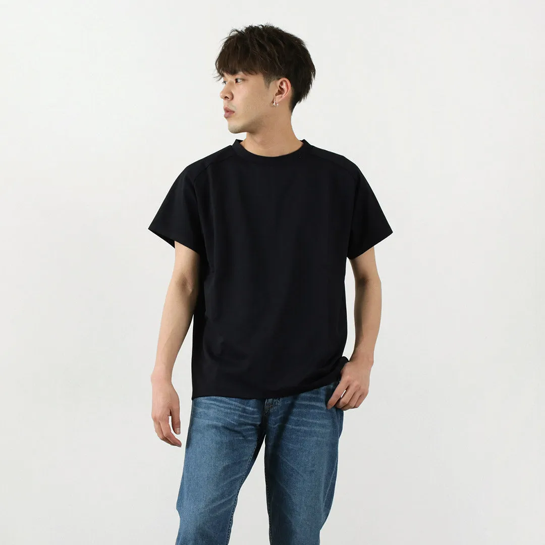 DESCENTE ATHLETIC（デサントアスレチック） クイックドライ ハーフスリーブ ラン Tシャツ / メンズ カットソー 半袖 / 伸縮性 / UPF15 / 吸水 速乾 / アウトドア / DJMTGA62 / QUICKDRY RUN H/S