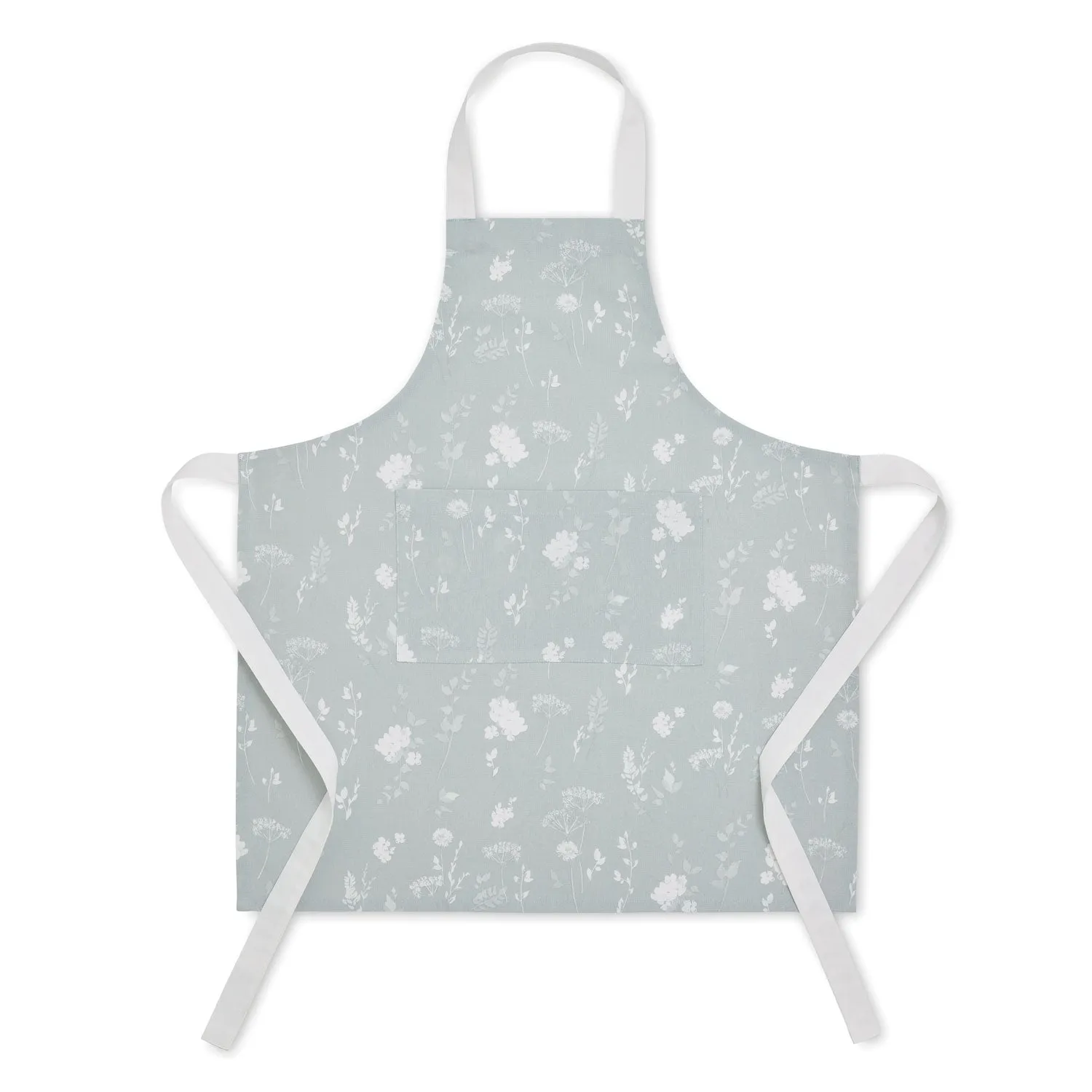 Dining Meadowsweet Floral Adult Apron - Green