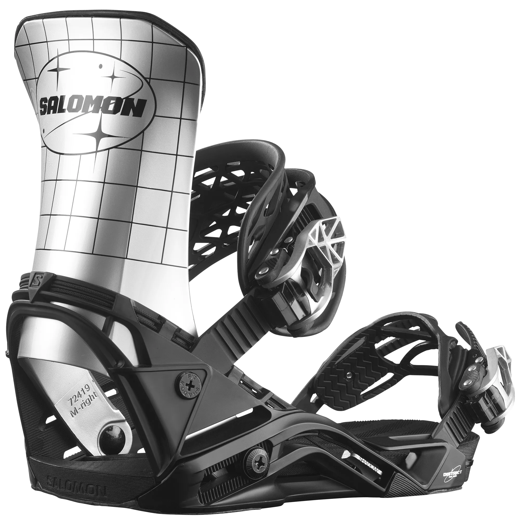 DISTRICT PRO TEAM SNOWBOARD BINDING MEN'S