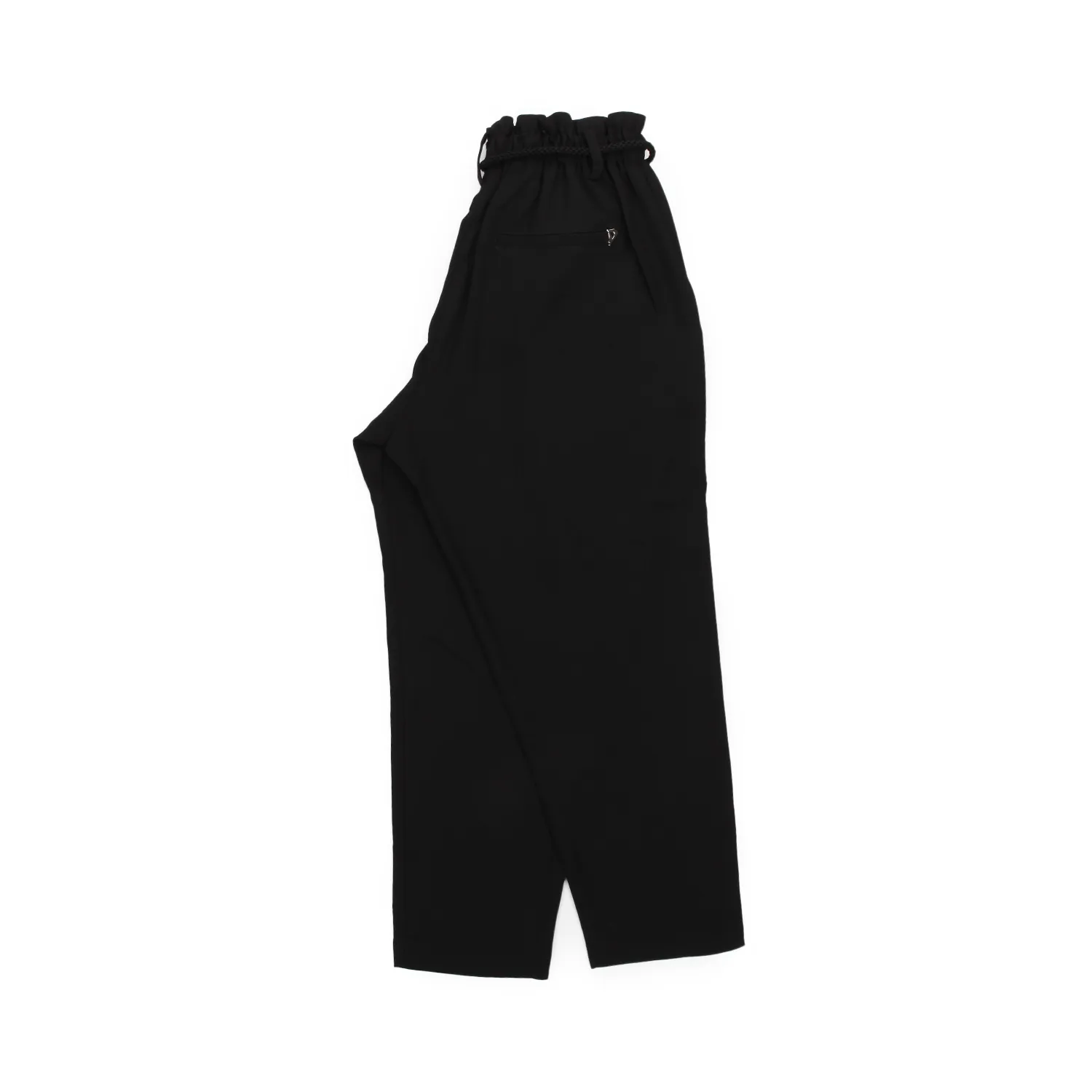 Dondup Black Loose Fit Pants For Girls And Teens