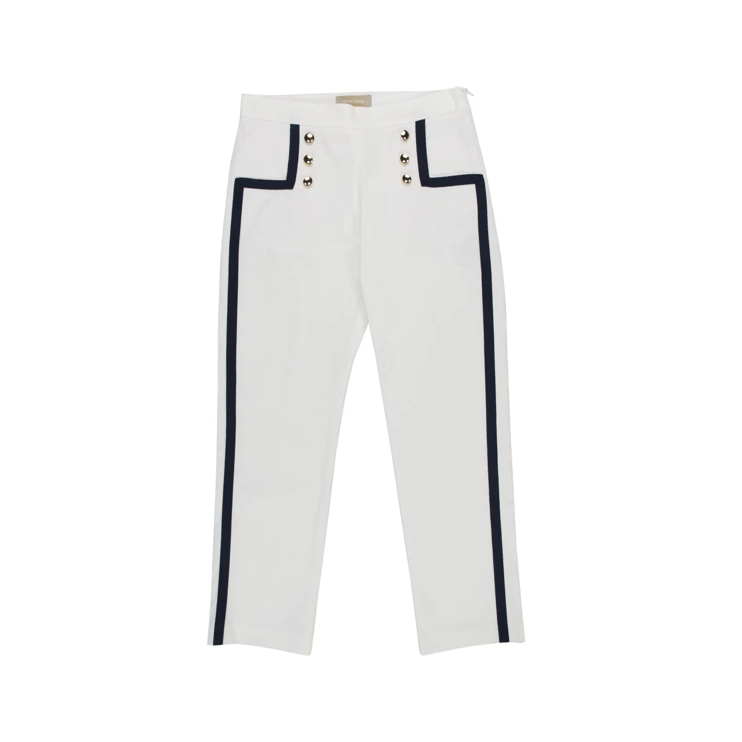 Elie Saab White And Blue Sailor Pants For Girls And Teen