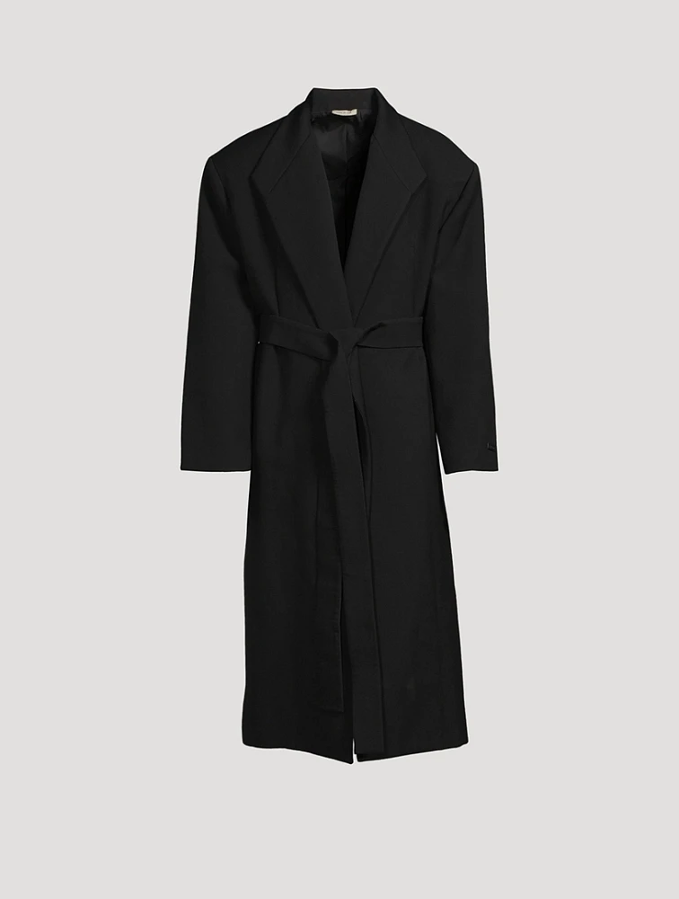 FEAR OF GOD Double Wool Stand Collar Overcoat