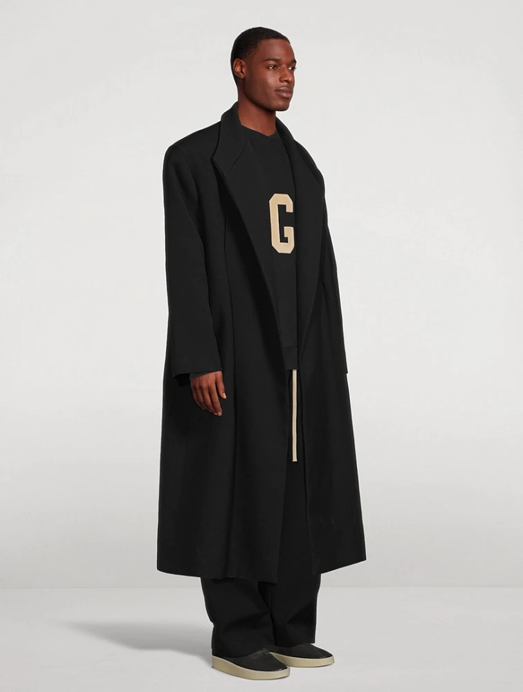 FEAR OF GOD Double Wool Stand Collar Overcoat