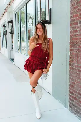 Feeling Cocky Romper