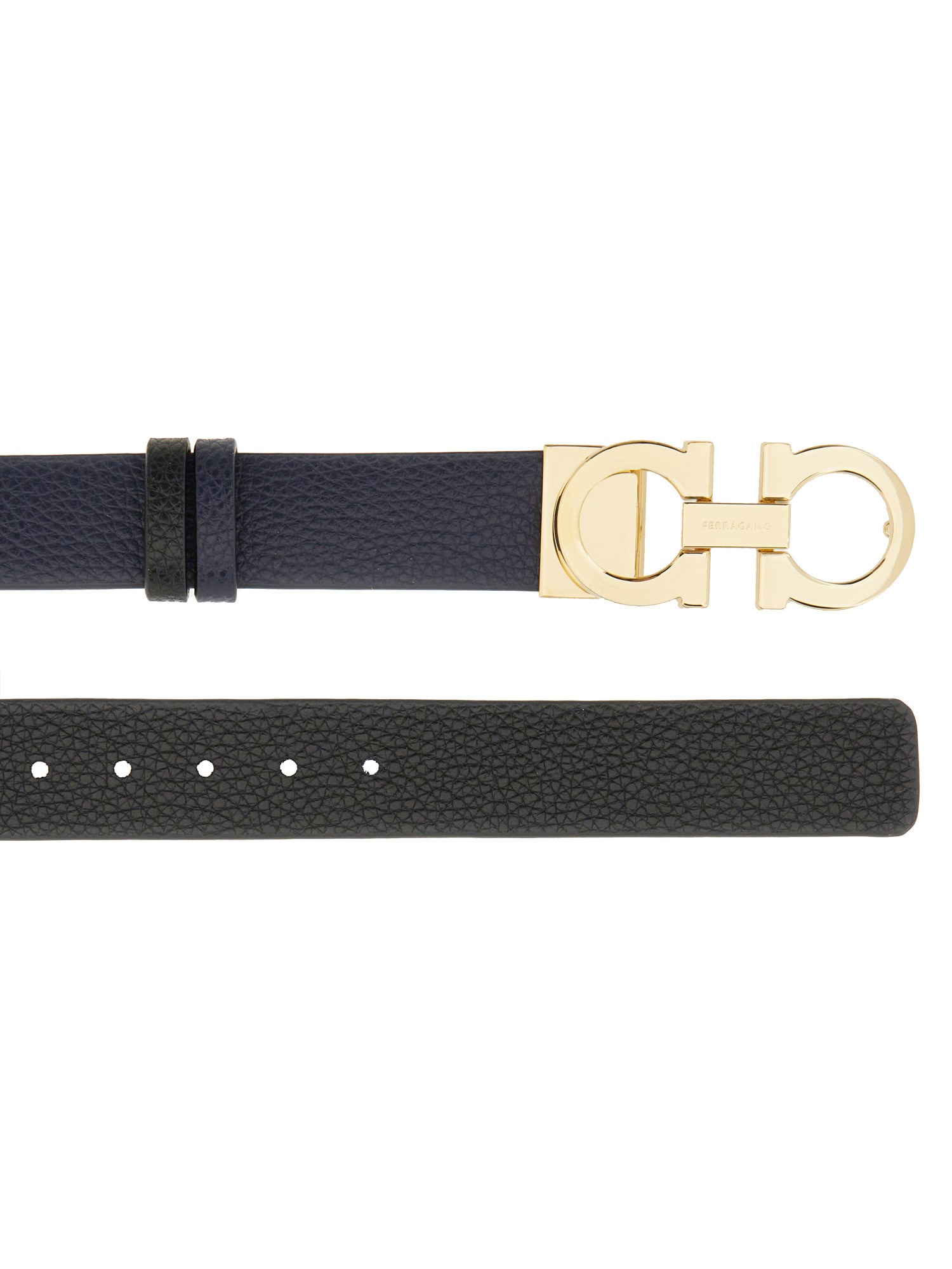 FERRAGAMO    GANICNI LEATHER BELT