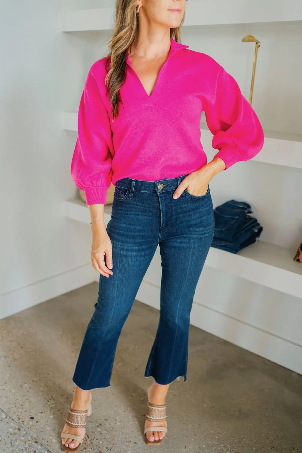 Fuchsia Fedora Lolli Sweater