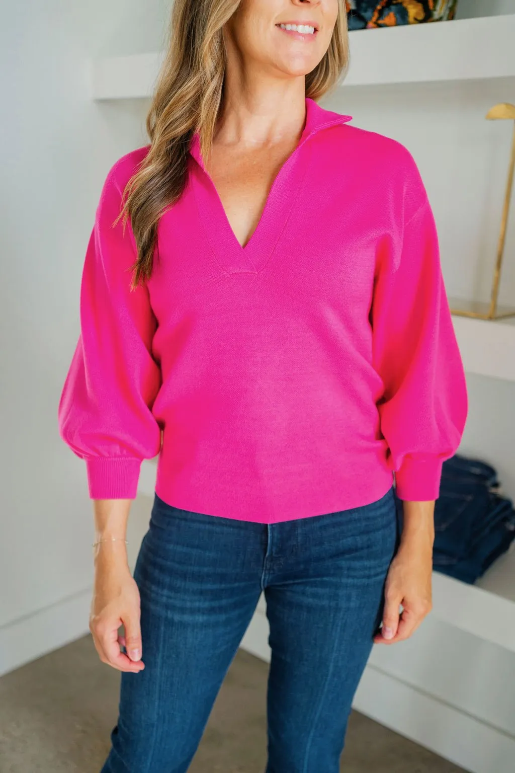 Fuchsia Fedora Lolli Sweater