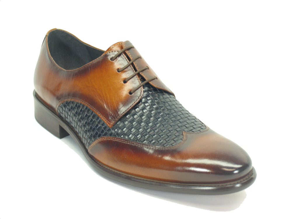 Hand Braided Leather Woven Oxford