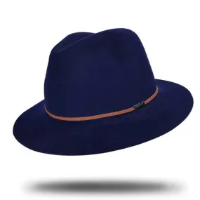 Hat Felt Fedora Navy