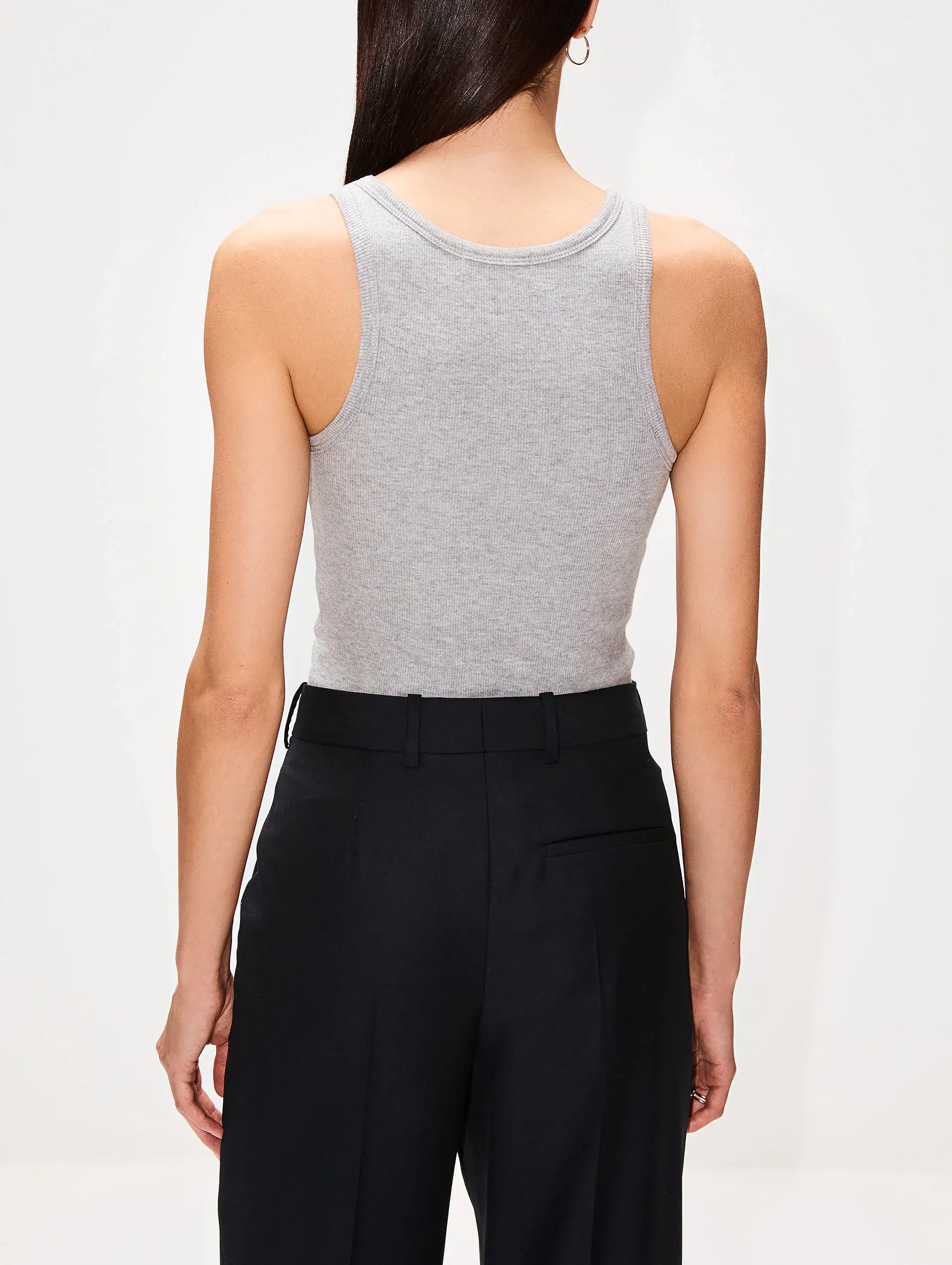 High Neck Fitted Tank