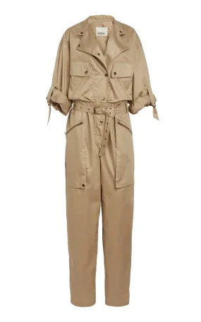 Isabel Marant Jocelyne Cotton Cargo Jumpsuit