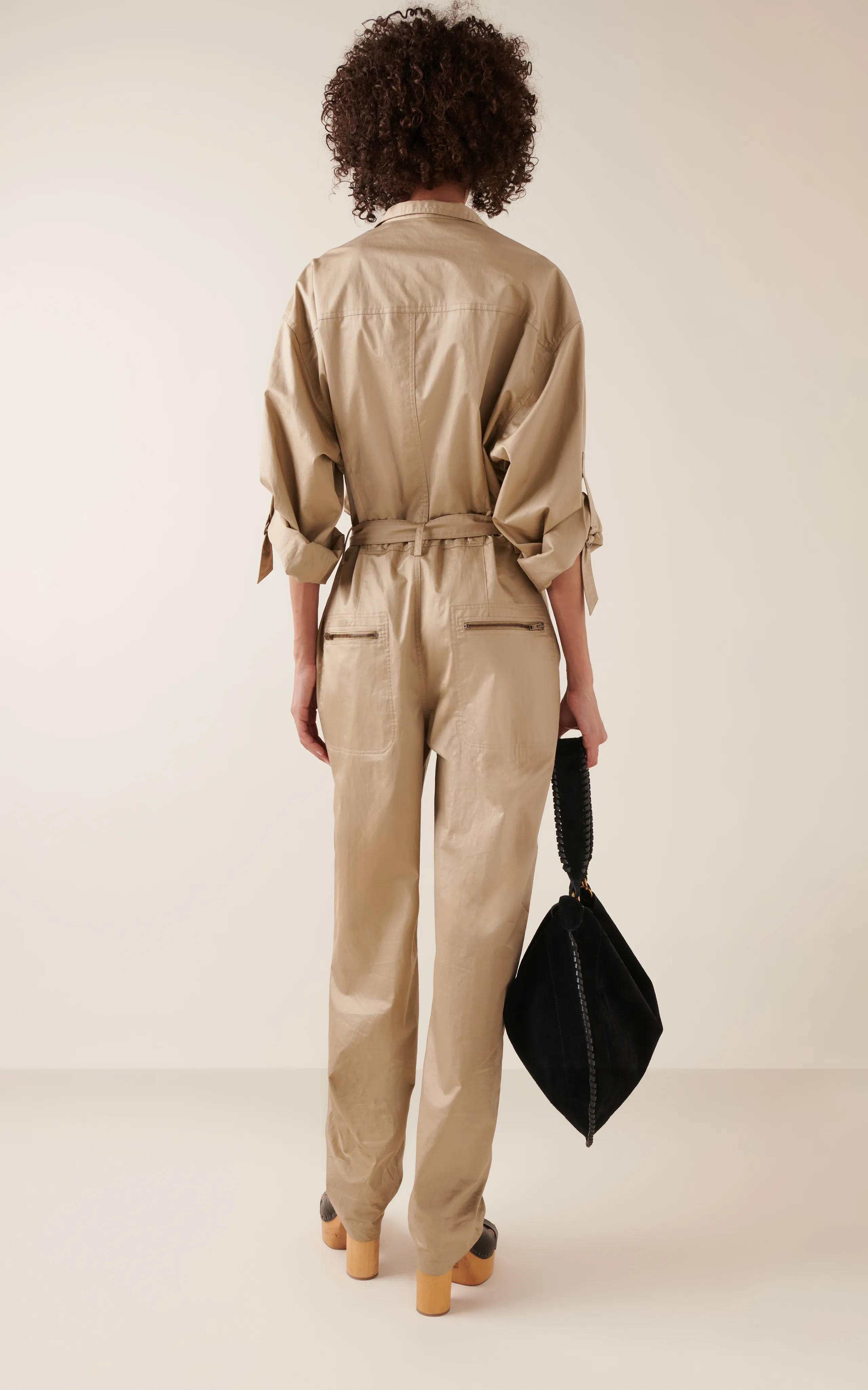 Isabel Marant Jocelyne Cotton Cargo Jumpsuit