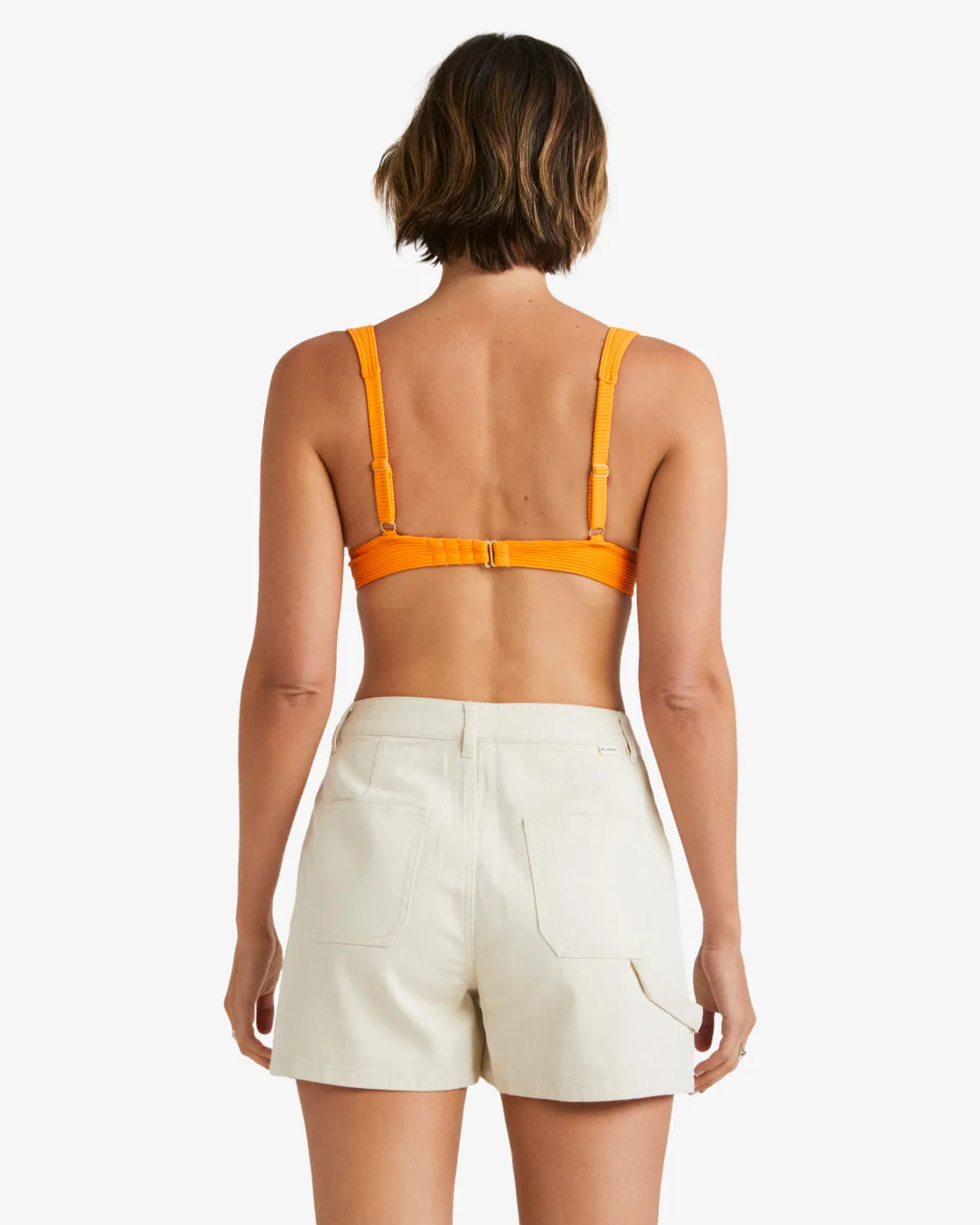 Leia Denim Shorts - Whitecap