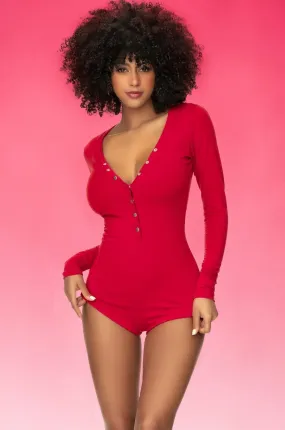 Long Sleeve Sleep Romper