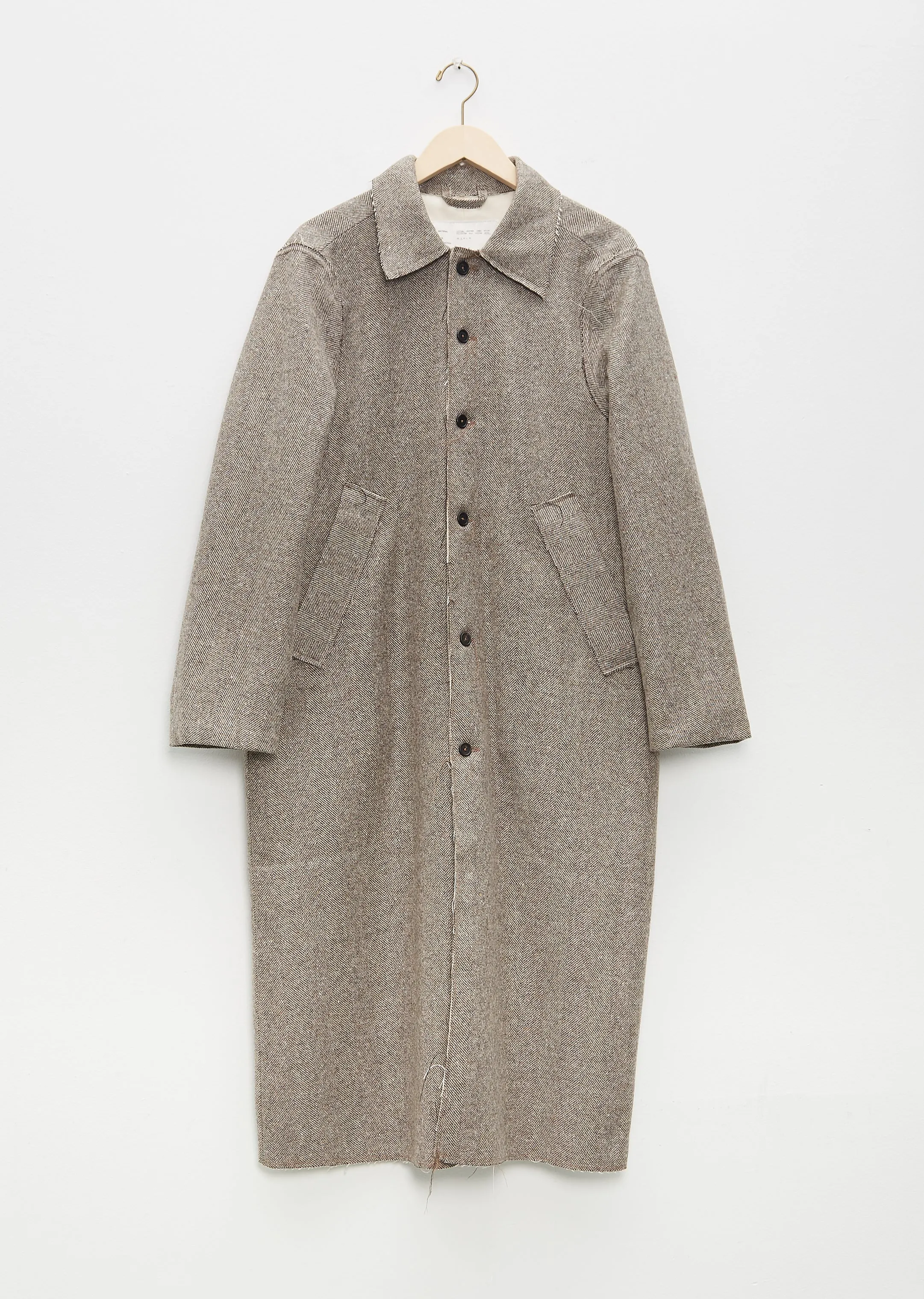 Long Wool Gap Coat