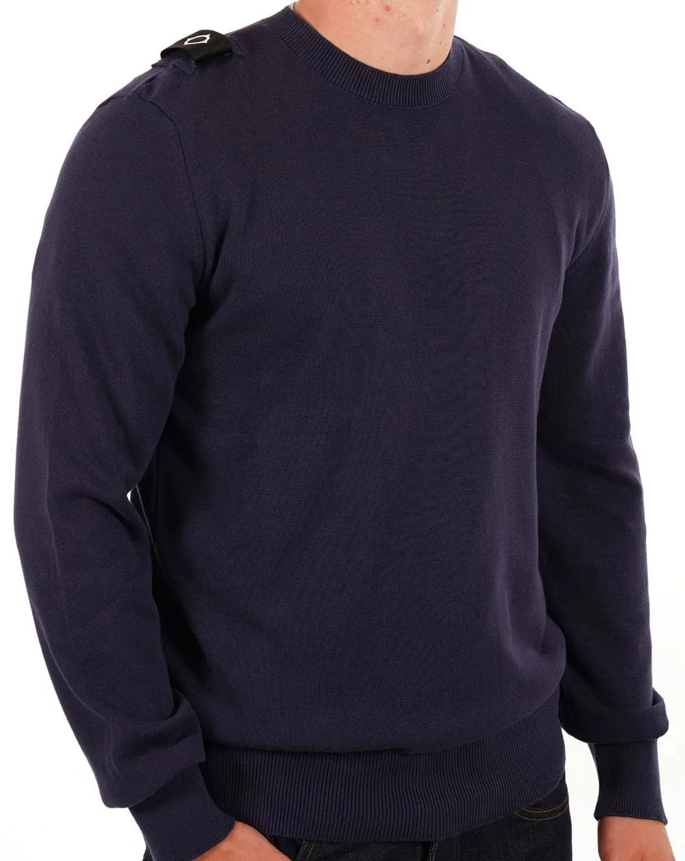 Ma.strum Crew Neck Knit Ink Navy