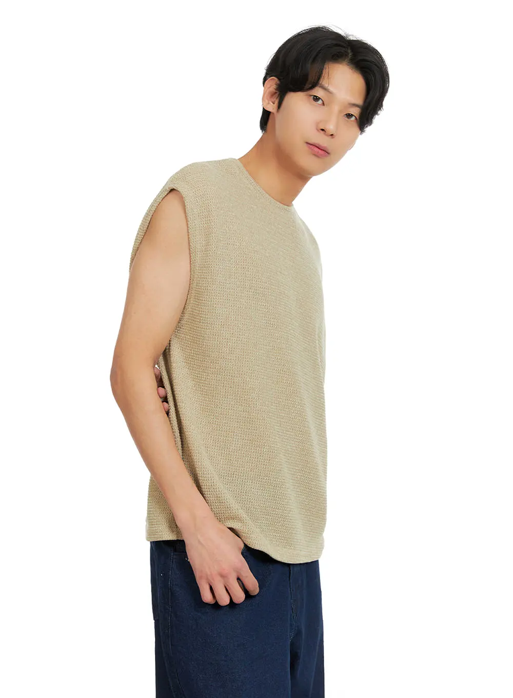 Men's Knit Vest IA402